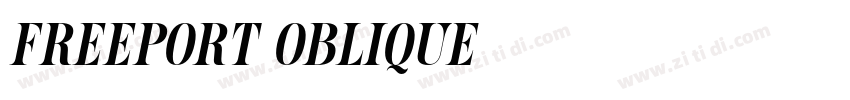 Freeport Oblique字体转换